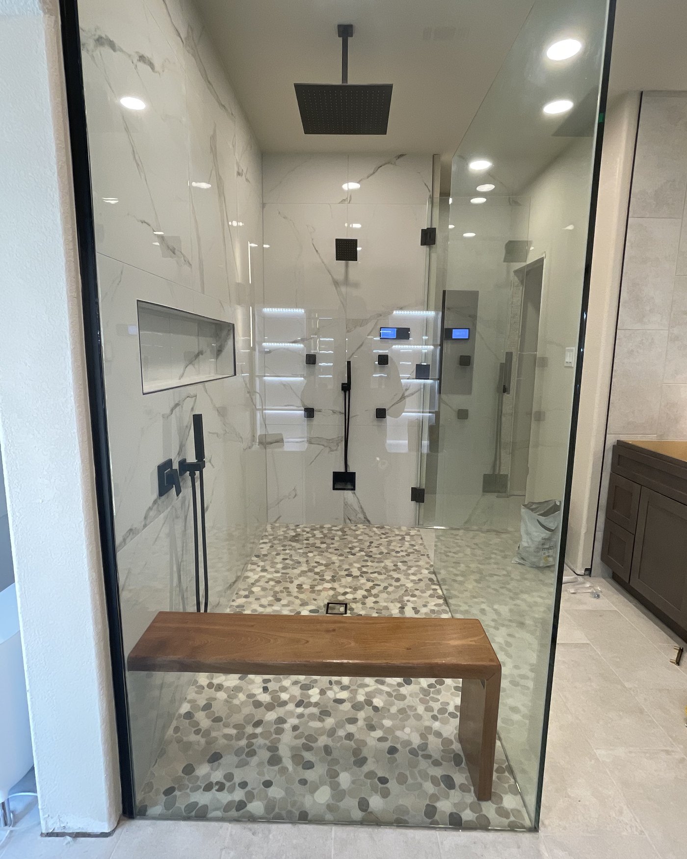 Recent bathroom remodel by Bravo Zulu Restoration